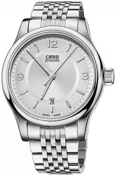 Buy this new Oris Classic Date 42mm 01 733 7594 4031-07 8 20 61 mens watch for the discount price of £705.00. UK Retailer.